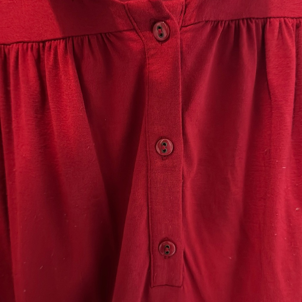 Red Women's Top - Picture 2 of 2